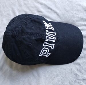Victoria Secret Black baseball hat PINK